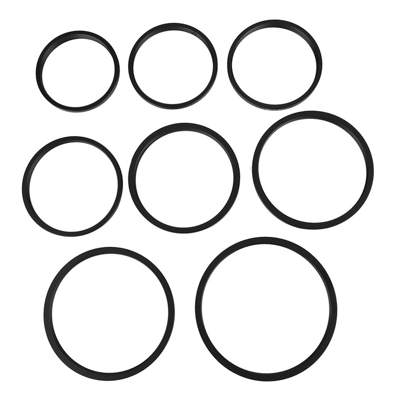 8 PCS Metal Step Up Rings Universal Lens Filter Adapter