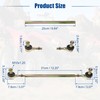 QUARKZMAN Steering Tie Rod Ball Joint Tie Rod Assembly for