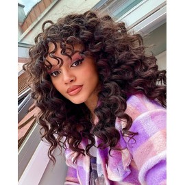 pojui 12 Inch Ocean Wave Crochet Hair 8 Packs - Synthetic Pre-Looped Deep Wavy Curly Braiding Hair for Black Women, Boho Style Hair Extensions (12inch,4#(brown) - 8 Packs)