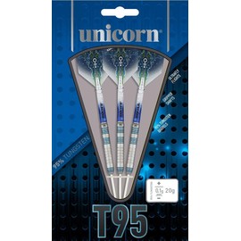 Unicorn Unisex's T95 CORE XL Blue Type 1 95% Tungsten Steel TIP Darts, 22g
