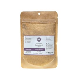 Savory Spice Roasted Granulated Garlic - Roasted Garlic Seasoning Powder (1/2 Cup Bag - Net: 2.3 oz)