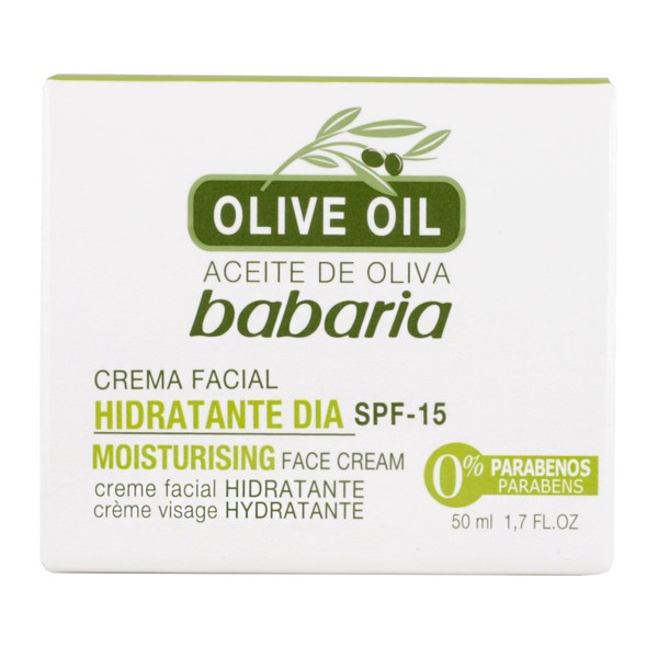 Babaria Olive Oil Crema Facial Anti-Arrugas Dia Spf15 50 ml