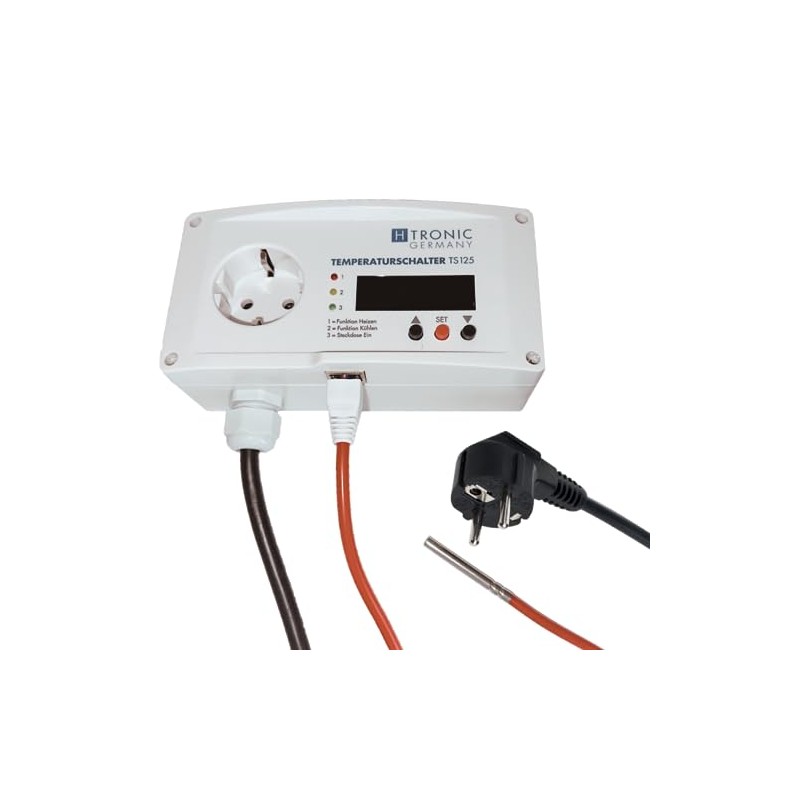 H-Tronic TS 125 Plus Temperature Switch Temperature Controller Thermostat -