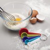 Zeal Measuring Spoon Set, Silicone Bright Multi, 11 x 4.7