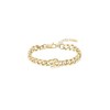 BOSS Women's Ionic plated Ycon 1580622 Link Bracelet, GOLD, One