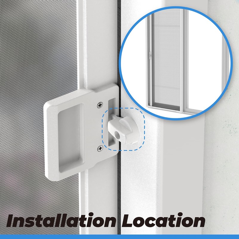 Replacement Andersen Screen Door Latch Compatible with Andersen Screen Door