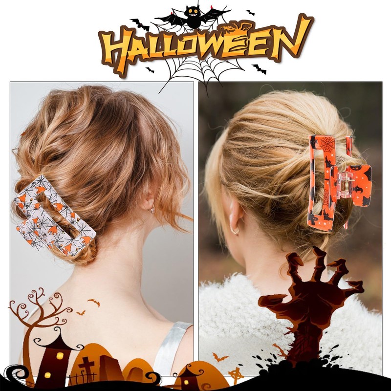 6 Pcs Hair Claw Clips for Women Square Hair Clips