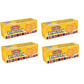 Terrabusi Lincoln Vanilla Cookies 153g - 4 Pack.