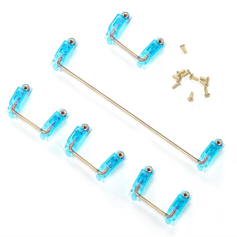 Mechanical Keyboard Stabilizer with GoldPlated Screws Computer Accessory for DIY