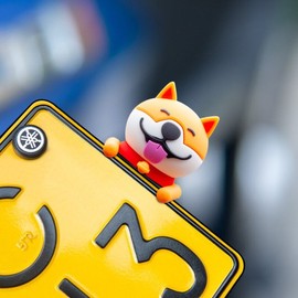 Motorcycle license plate figure puppy doll screen top box car navigation accessory decoration / 오토바이 번호판 피규어 강아지 인형 스크린 탑박스 자동차네비 악세서리 장식