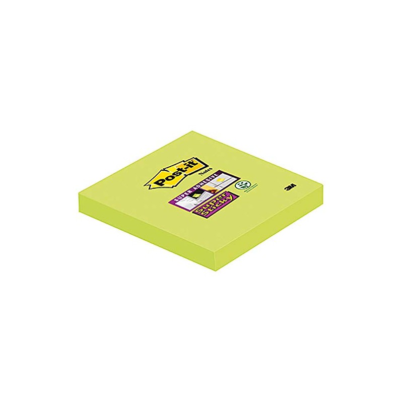 Post-it SuperSticky 654-6SA - Bloc de notas adhesivas (76 x