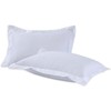 100% Egyptian Cotton Pillowcase Pair 400 Thread Count White Oxford