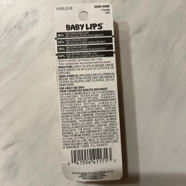 Maybelline New York 2 x MAYBELLINE BABY LIPS MOISTURIZING LIP BALM -  #80 Berry Bomb / new