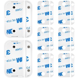 16PCS Adhesive Replacement Tape for Ring Alarm Contact Sensors & Magnets – Pre-Cut Double-Sided Tape | No Cutting Needed, Strong Hold, Residue-Free Removal | Compatible with Ring Alarm Security System