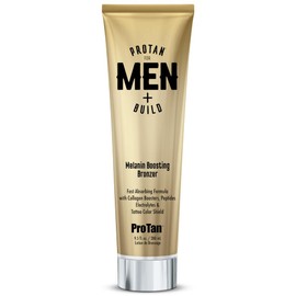 ProTan for Men + Build Bronzer Fast Absorbing Formula Tattoo Color Shield 9.5oz