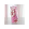 Brillo Labial Gloss Rosa Kawaii Con Llavero Moño Cuentas Ros