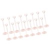 15PCS Table Number Holder 22cm Heart Shaped Iron Wire Picture