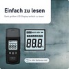 ANSMANN Moisture Meter with Large LCD Display, Easy Selection of