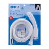 Kakudai 366-232-W Shower Hose Set, White, 3.6 ft (1.6 m)