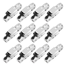 QIQIAZI CAT 7 RJ45 Stecker Werkzeuglos Netzwerkstecker,LAN Stecker Werkzeuglos, Kompatibel Cat 7,6a,6 Netzwerkkabel, Ethernet Stecker Bis zu 10 Gbps | 1000M Stabile Signalübertragung (12 Stück)