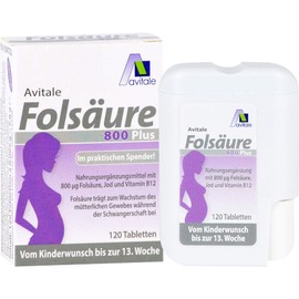 Folic Acid 800 Plus B12 + Iodine Tablets Pack of 120