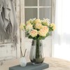 Justoyou Silk Artificial Rose Flowers Bridal Bouquet Flowers