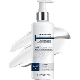 2/3 PCS Skin Firming & Tightening GHK-CU Copper Peptide Body Cream, Multi‑Purpose Anti‑Wrinkle Lotion with Peptides, Niacinamide & Hyaluronic Acid, 100g (2PCS)