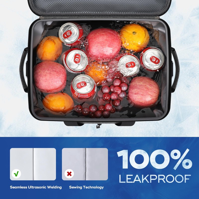 Maelstrom Soft Sided Cooler Bag,30 Can Collapsible Insulated Ice Chest