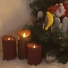 Battery Operated Flameless Led Candles Real Wax Pillar Candles with