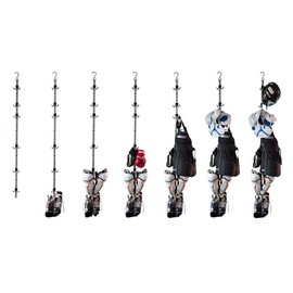 UTTY Multipurpose Portable Drying Rack – Hang Sports Equipment, Camping Organizer, Hanging Storage - Dry Wet Clothes, Gear Bags, and Hockey Equipment – Hanger for The Home, Garage, Tent, RV, or Hotel