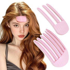 Hair Volume Clip, 2Pcs Volumizing Hair Clips for Fluffy Bangs, Easy High Crown Volume Tool for Women, No Crease Hair Root Lifting Clips for a Natural Puffy Lazy and Seamless Hairstyle
