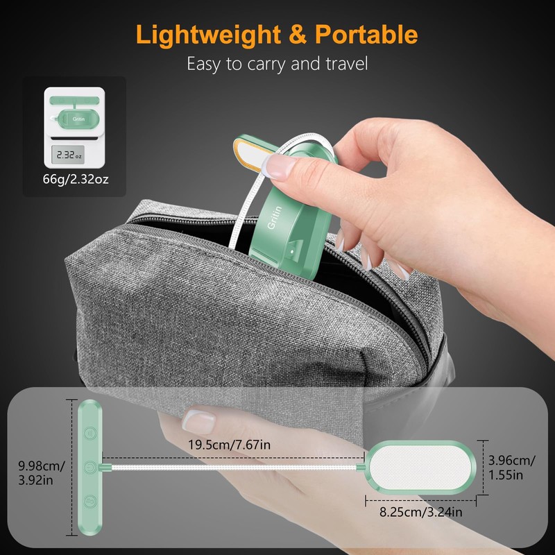 Gritin Rechargeable Book Light for Reading in Bed with 19