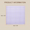 HARFINGTON 300pcs Square Checkered Wax Paper Sheets 7.09" x 7.09"