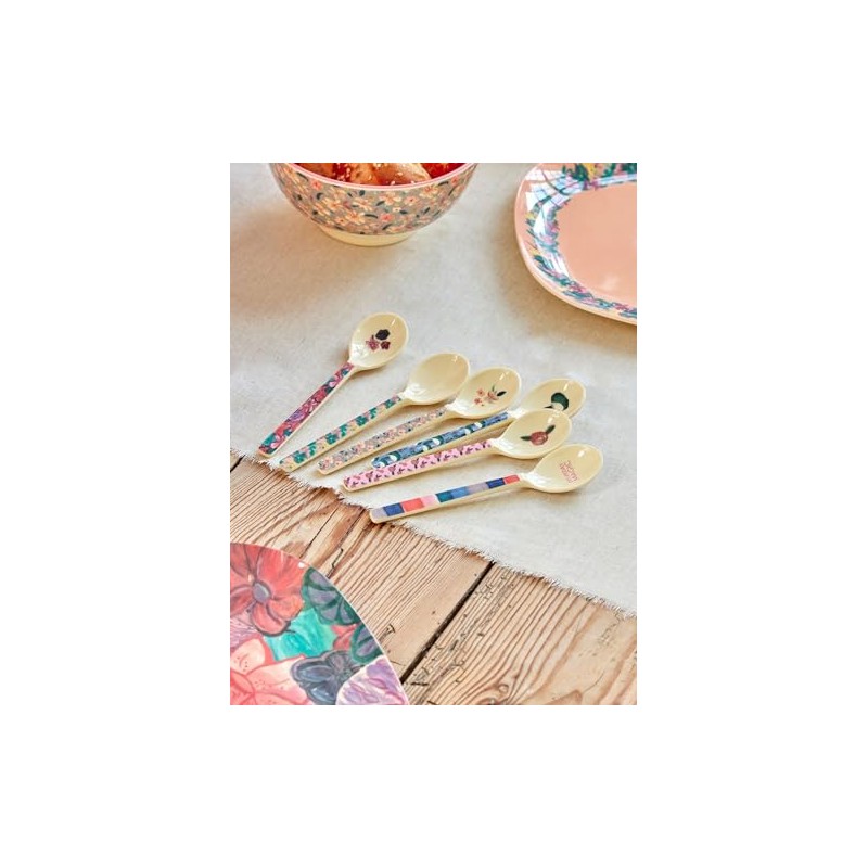 Rice Coffee Melamine Spoon A New York Minute Print Set