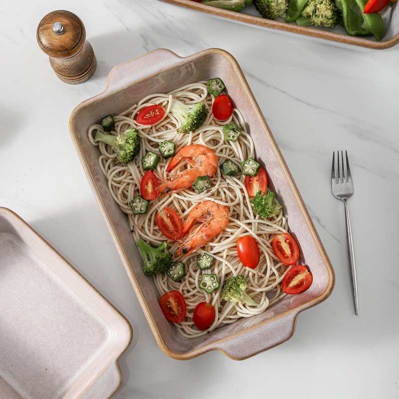 HVH 9x13 Baking Dish Set, Large Casserole Dishes for Oven,