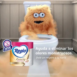 Papel Higiénico Regio Luxury Almond Touch 8 Rollos XXL