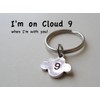 Cloud 9 Keychain - I'm On Cloud 9 When I'm