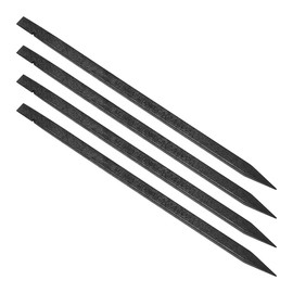 sourcing map 4 Pcs Plastic Spudger Tool, Reusable Spludger Pointed Flat Head Pry Bar Open Repair Tools for Smartphones Cellphone Computer, Anti-Static Spudger Set for Tablet Laptop Black