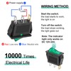 QTEATAK KCD3 SPST On/Off 3-Pin 2-Position Snap DC 12V-24V 30A