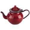 IBILI 910370 Teekanne Roja 0,75 l aus emailliertem Stahl in