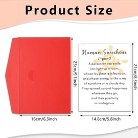 Thank You Cards with Envelopes Thank You Gifts for Women Men Positive Affirmations Cards for Women Encouragement Cards Inspirational Cards Human Sunshine Motivational Cards for Women Mom Sister Friend
