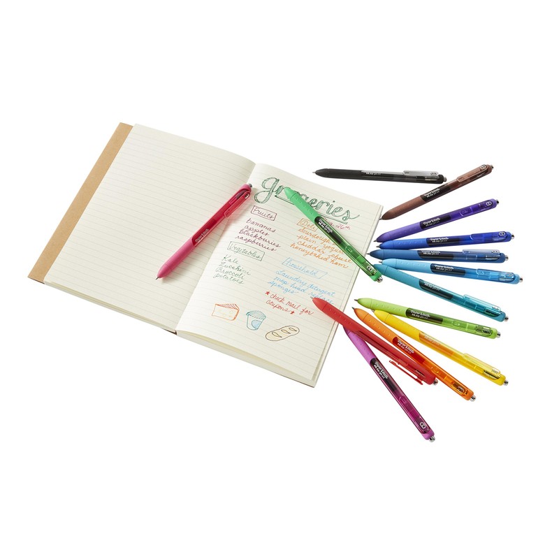 Paper Mate Inkjoy Gel Pen, Fine Point, Box of 12,