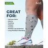 Pembrook 3 Pairs Plus Size Compression Socks Wide Calf -