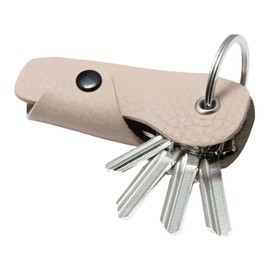 MAGATI Occhio Nero Key Case | Leather Key Organiser for 1-6 Keys, Gift for Men and Women, beige