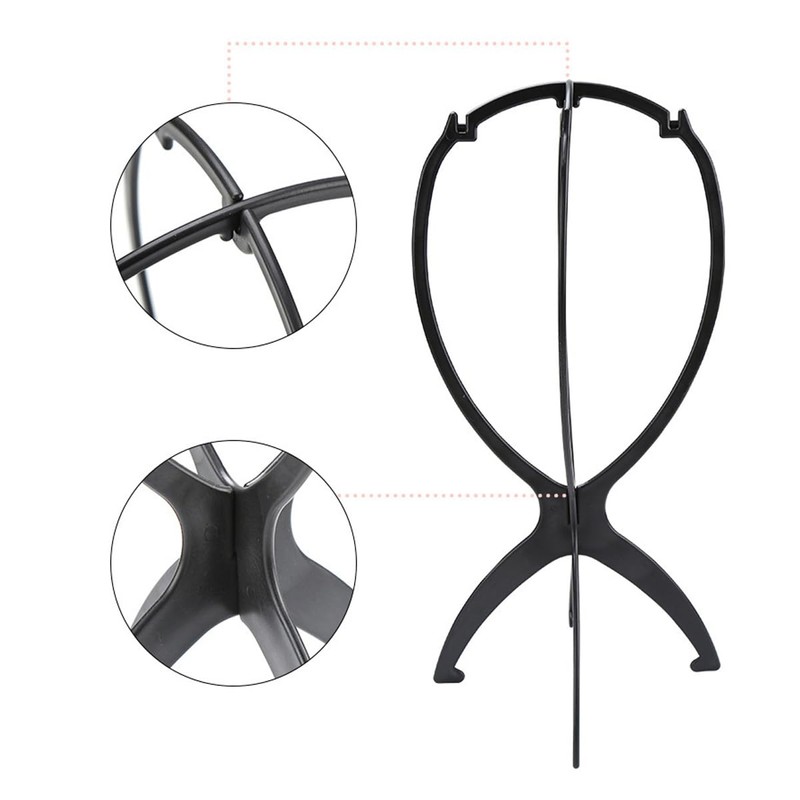 BHCCYS Wig Head Stands Portable Collapsible Durable Wig Display