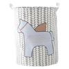 Foldable Linen Basket (Sky Blue)