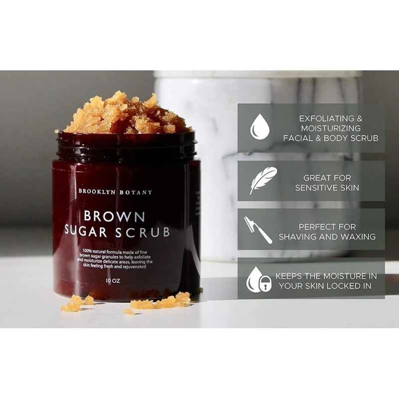Exfoliante Facial Y Corporal Natural Brooklyn Botany 296 Ml
