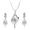 Collares de Mujer, Juego Collar Aretes de Mujer Plata de