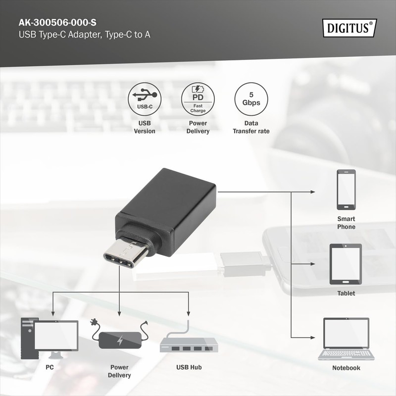 Digitus USB3.0 ADAPTER C-ST/A-BU