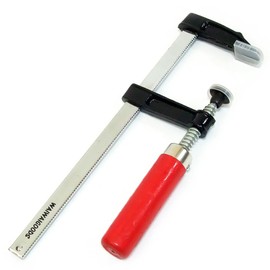 WAIWAIGOODS L-Shaped Clamp Set for DIY Work Fixing Hardware 2.0 x 7.9 inches (50 x 200 mm) Craft Welding Temporary Fastening Tool (Set of 3)